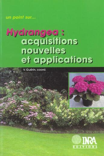 Couverture du livre « Hydrangea : acquisition nouvelles et applications » de V. Guerin aux éditions Quae