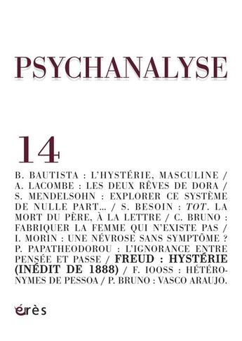 Couverture du livre « Psychanalyse 14 - du pere au reel » de  aux éditions Eres