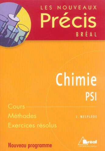 Couverture du livre « Psi » de Mesplede aux éditions Breal