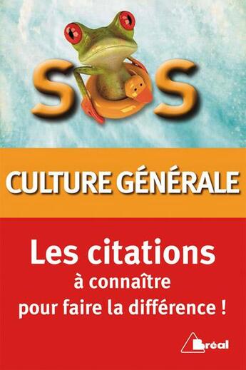 Couverture du livre « SOS culture générale » de  aux éditions Breal