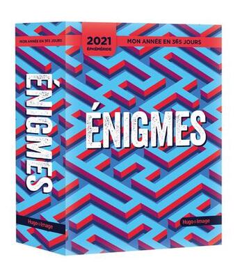 Couverture du livre « Mon année ; énigmes » de  aux éditions Hugo Image