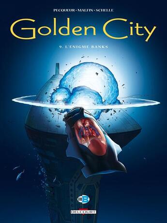 Couverture du livre « Golden City Tome 9 : l'énigme Banks » de Daniel Pecqueur et Nicolas Malfin aux éditions Delcourt