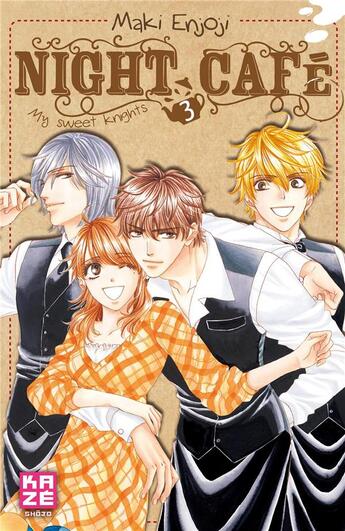 Couverture du livre « Night café - my sweet knights Tome 3 » de Maki Enjoji aux éditions Crunchyroll