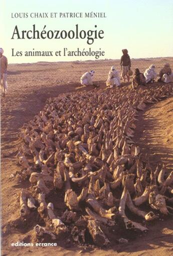 Couverture du livre « Archeozoologie » de Chaix Louis aux éditions Errance