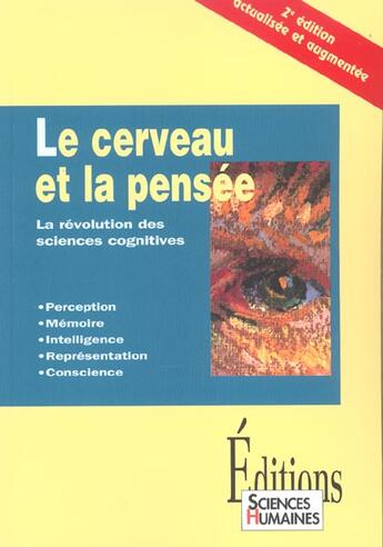 Couverture du livre « Le cerveau et la pensée (2e édition) » de Jean-Francois Dortier aux éditions Sciences Humaines