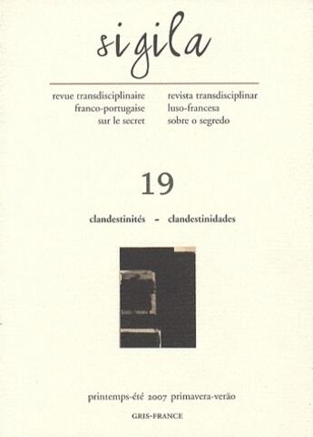 Couverture du livre « Clandestinités ; clandestinades » de  aux éditions Maison Des Sciences De L'homme