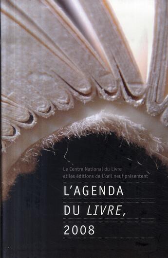 Couverture du livre « L'agenda du livre 2008 » de Taffin Nicolas aux éditions Jean Claude Behar