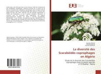 Couverture du livre « La diversite des scarabeides coprophages en algerie » de Mehira Kamela aux éditions Editions Universitaires Europeennes