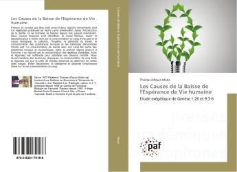 Couverture du livre « Les Causes de la Baisse de l'Espérance de Vie humaine » de Thomas D'Aquin Modo aux éditions Presses Academiques Francophones