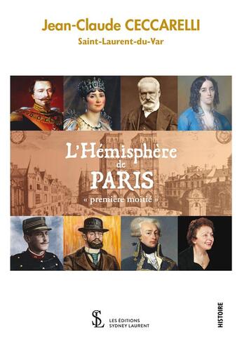 Couverture du livre « L hemisphere de paris- premiere moitie » de Ceccarelli J-C. aux éditions Sydney Laurent