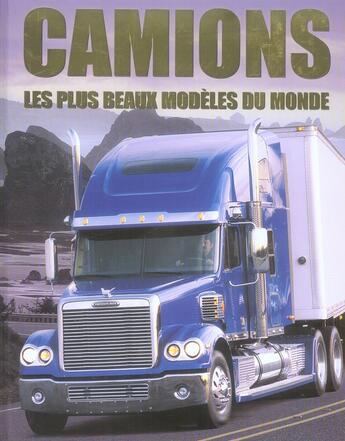 Couverture du livre « Camions » de  aux éditions Parragon