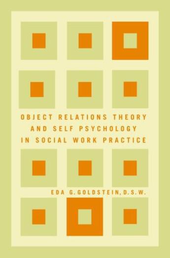 Couverture du livre « Object Relations Theory and Self Psychology in Soc » de Goldstein Eda aux éditions Free Press