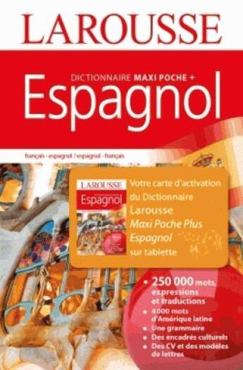 Couverture du livre « Maxipoche plus espagnol 2 en 1 » de  aux éditions Larousse