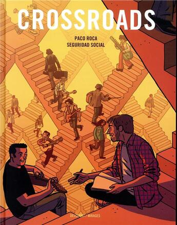 Couverture du livre « Crossroads » de Paco Roca et Seguridad Social aux éditions Delcourt