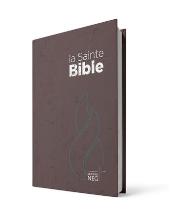 Couverture du livre « La Sainte Bible neg compacte, rigide imprime brun » de  aux éditions Ste Biblique De Geneve