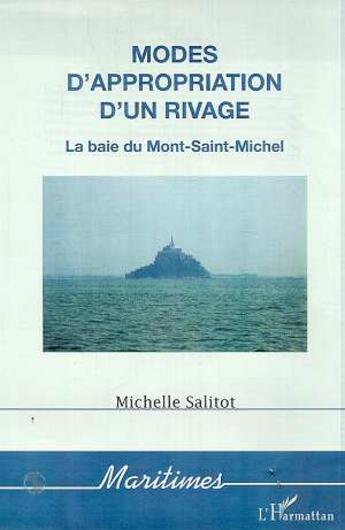 Couverture du livre « MODE D'APPROPRIATION D'UN RIVAGE » de Michelle Salitot aux éditions L'harmattan