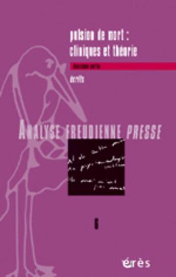 Couverture du livre « Afp 06 - pulsion de mort : cliniques et theorie 2 » de  aux éditions Eres