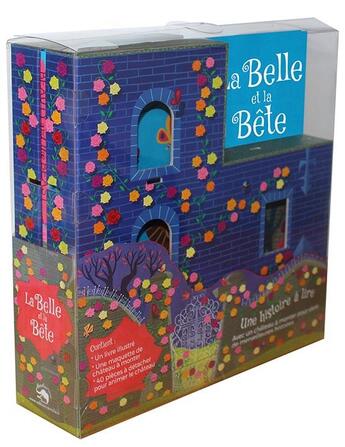 Couverture du livre « Une histoire et une maquette ; la Belle et la Bête ; coffret » de  aux éditions Piccolia