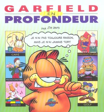 Couverture du livre « Garfield Hors-Série : Garfield en profondeur » de Jim Davis aux éditions Presses Aventure