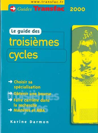 Couverture du livre « Guide Des Troisiemes Cycles - 6 » de Darmon aux éditions Transfac