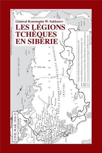 Couverture du livre « Les légions tchèques en Sibérie » de Konstantin W. Sakharov aux éditions Librinova