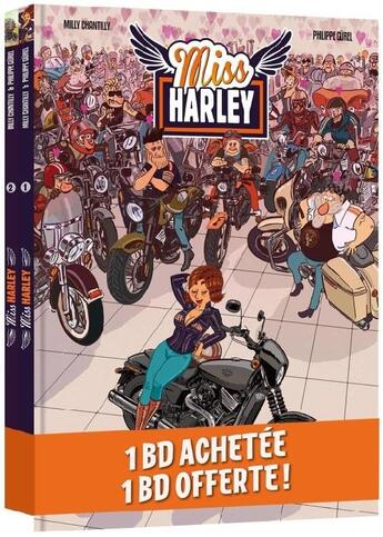 Couverture du livre « Miss Harley : Tome 1 et Tome 2 » de Philippe Gurel et Arnaud Poitevin et Mickael Roux aux éditions Bamboo