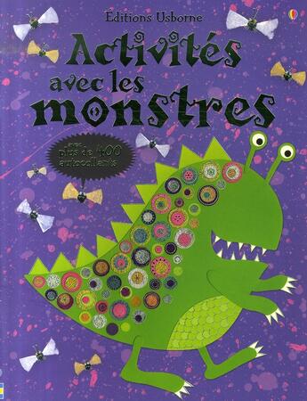 Couverture du livre « Activites avec les monstres » de Gilpin/Harrison aux éditions Usborne