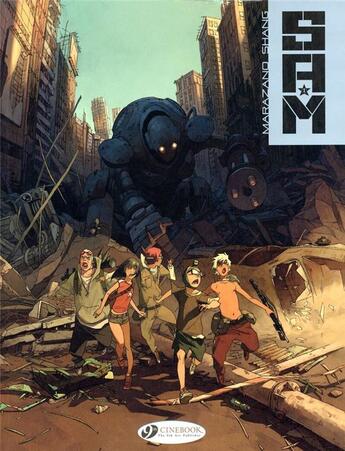 Couverture du livre « S.A.M. t.1 ; after man » de Richard Marazano et Xiao Shang aux éditions Cinebook