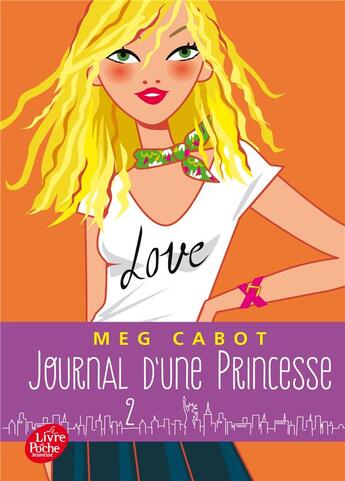 Couverture du livre « Journal d'une princesse t.2 ; premiers pas » de Meg Cabot aux éditions Le Livre De Poche Jeunesse