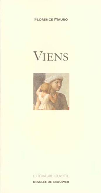 Couverture du livre « Viens » de Florence Mauro aux éditions Desclee De Brouwer