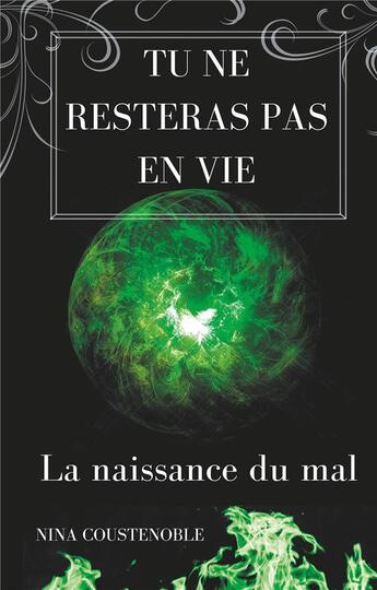 Couverture du livre « Tu ne resteras pas en vie ; la naissance du mal » de Coustenoble Nina aux éditions Books On Demand