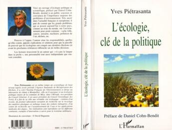 Couverture du livre « L'ecologie, cle de la politique » de Yves Pietrasanta aux éditions L'harmattan