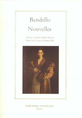 Couverture du livre « Nouvelles (br) » de Bandello/Fiorato aux éditions Actes Sud