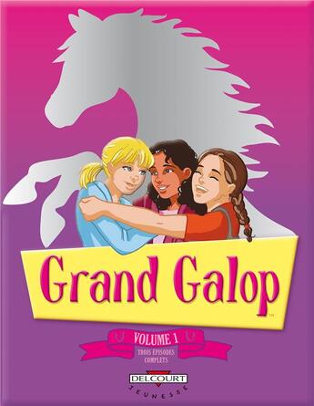 Couverture du livre « Grand galop ; intégrale t.1 à t.3 » de  aux éditions Delcourt