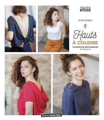 Couverture du livre « Hauts à coudre » de Elisa Sebag aux éditions Marie-claire