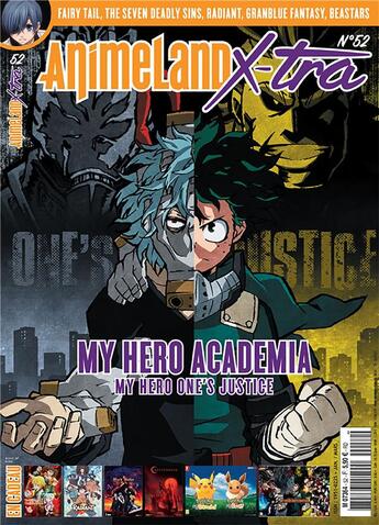 Couverture du livre « Animeland X-tra Tome 54 : my hero Academia » de Animeland X-Tra aux éditions Am Media Network