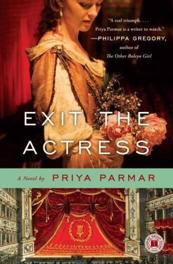 Couverture du livre « Exit the Actress » de Priya Parmar aux éditions Touchstone