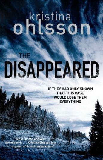 Couverture du livre « The Disappeared » de Kristina Ohlsson aux éditions Simon And Schuster Uk