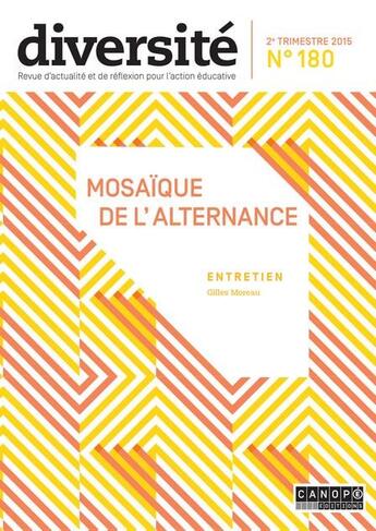 Couverture du livre « DIVERSITE T.180 ; mosaïque de l'alternance » de  aux éditions Reseau Canope