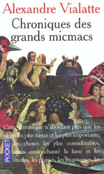 Couverture du livre « La Chronique Des Grands Micmacs » de Alexandre Vialatte aux éditions Pocket