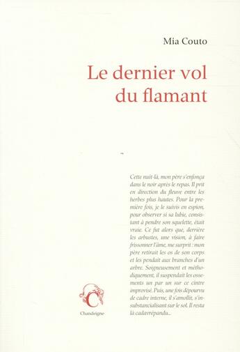 Couverture du livre « Le dernier vol du flamant » de Mia Couto aux éditions Editions Chandeigne&lima