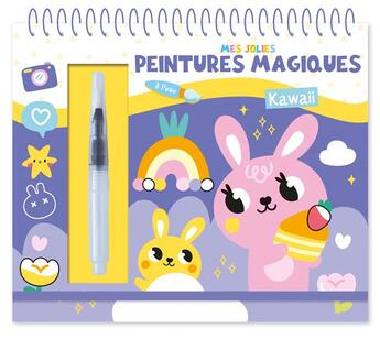 Couverture du livre « Mes jolies peintures magiques : kawaii » de Atelier Cloro aux éditions 1 2 3 Soleil