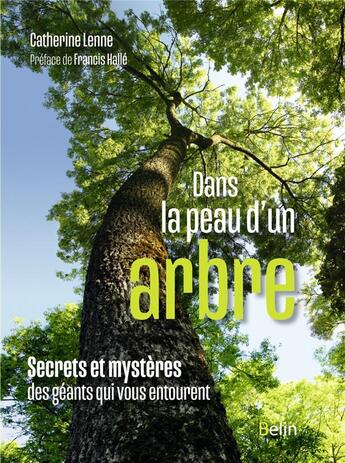 Couverture du livre « Dans la peau d'un arbre ; secrets et mystères des géants qui vous entourent » de Catherine Lenne aux éditions Belin