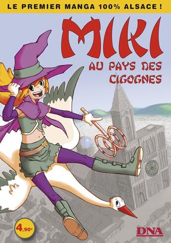 Couverture du livre « Miki au pays des cigognes » de  aux éditions La Nuee Bleue