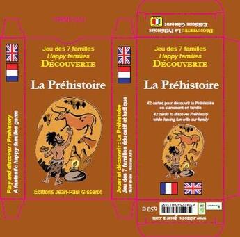 Couverture du livre « Jeu des 7 familles ; la Préhistoire » de  aux éditions Gisserot