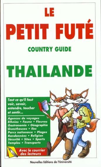 Couverture du livre « Thailande 1997-1998, le petit fute (edition 3) » de Collectif Petit Fute aux éditions Le Petit Fute