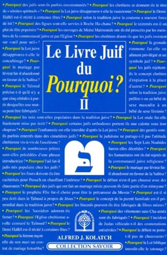 Couverture du livre « Livre du juif pourquoi t2 broche » de Kolatch J aux éditions Mjr