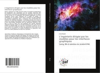 Couverture du livre « L'ingenierie dirigee par les modeles pour les interfaces graphiques - ou l'heure de parole » de Roubi Sarra aux éditions Presses Academiques Francophones