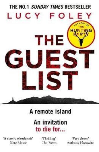 Couverture du livre « THE GUEST LIST » de Lucy Foley aux éditions Harper Collins Uk