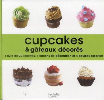 Couverture du livre « Cupcakes & gâteaux décorés ; coffret » de Stephan Lagorce aux éditions Hachette Pratique